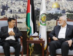 Jk Sampaikan Dukungan Indonesia Terhadap Palestina Kepada Pemimpin Hamas